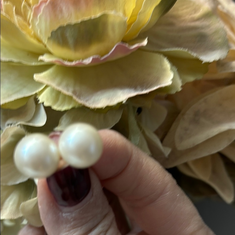 Elegant Pearl Stud Earrings